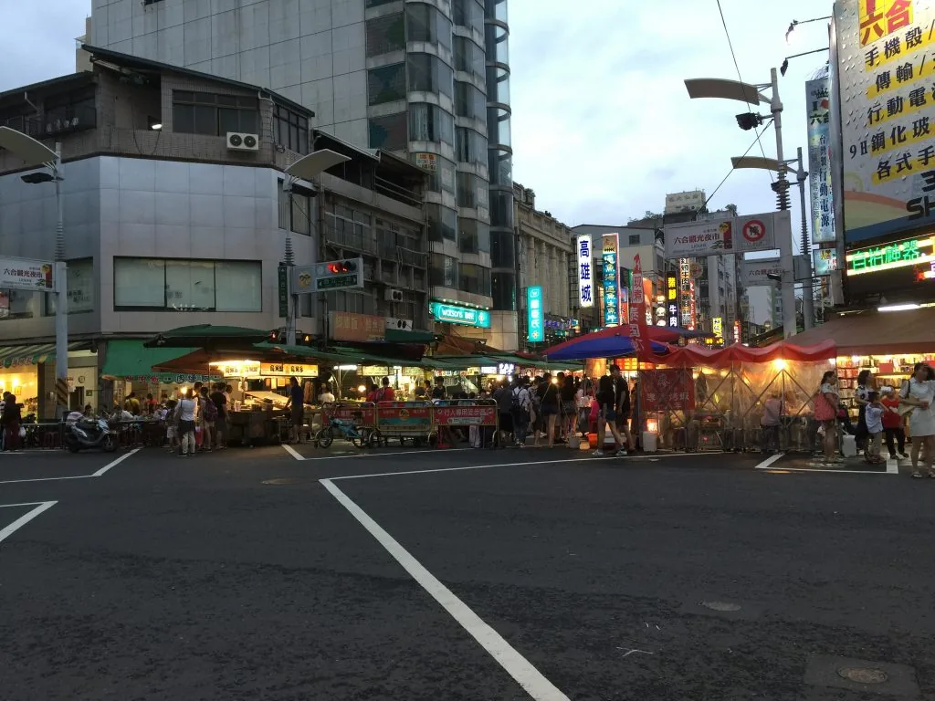 夜市で夕食